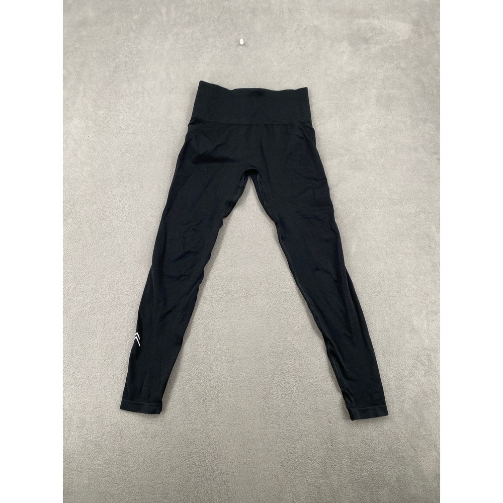 Alphalete Black Seamless Scrunch Butt High Waisted Leggings Size Small